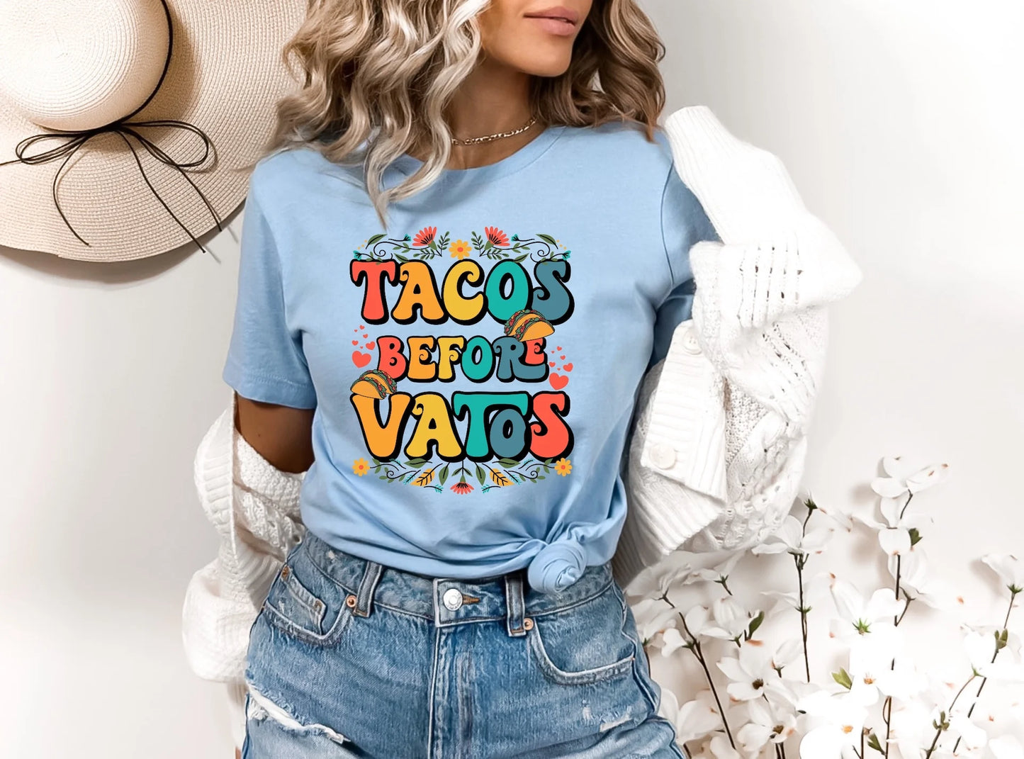 Tacos Before Vatos T-Shirt